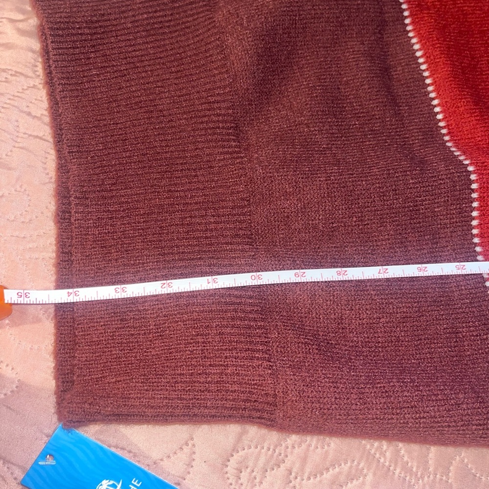 Colorblock Bodycon Mini Sweater Dress - Picture 4 of 6